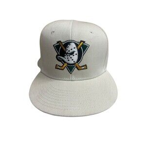 Anaheim Ducks Cap San Manuel Indian Mission Flat Bill Hat Mighty Ducks Logo 2024